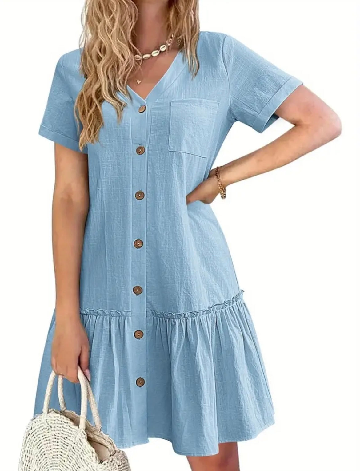 Chambray Dress