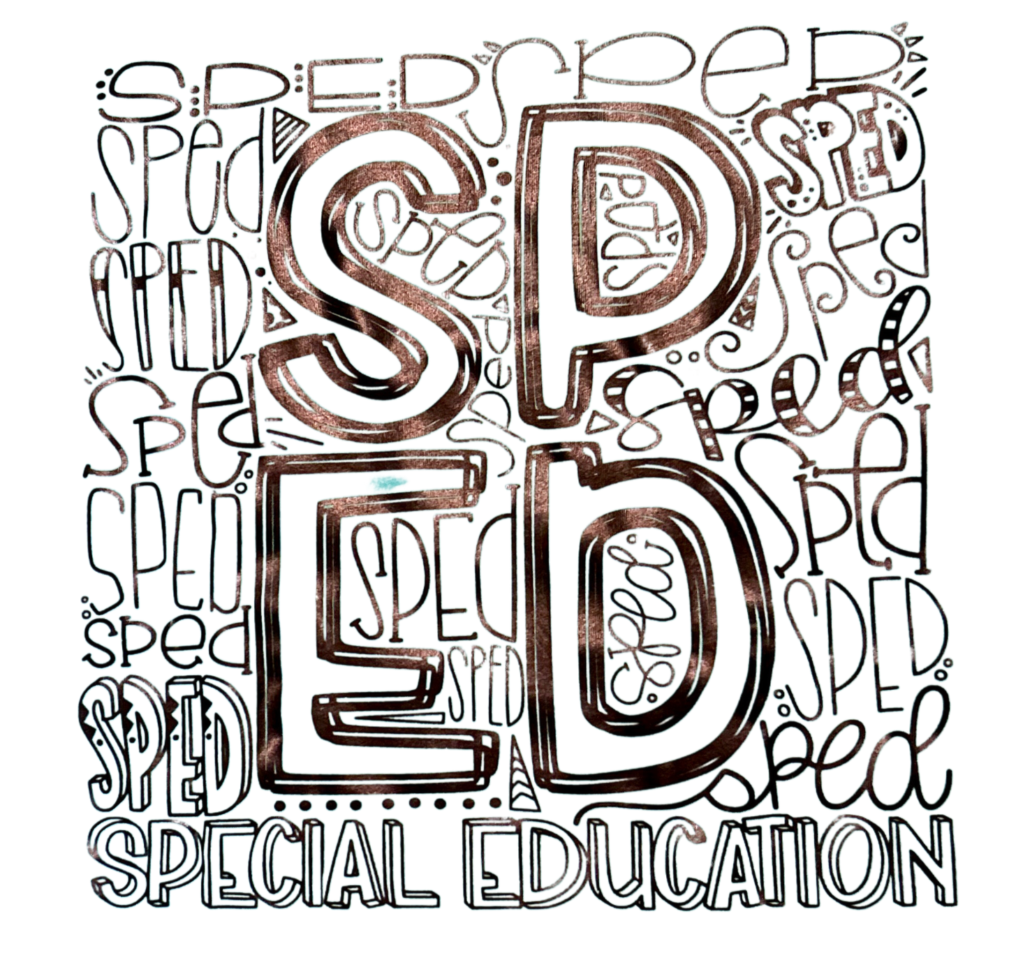 SPED Typeography