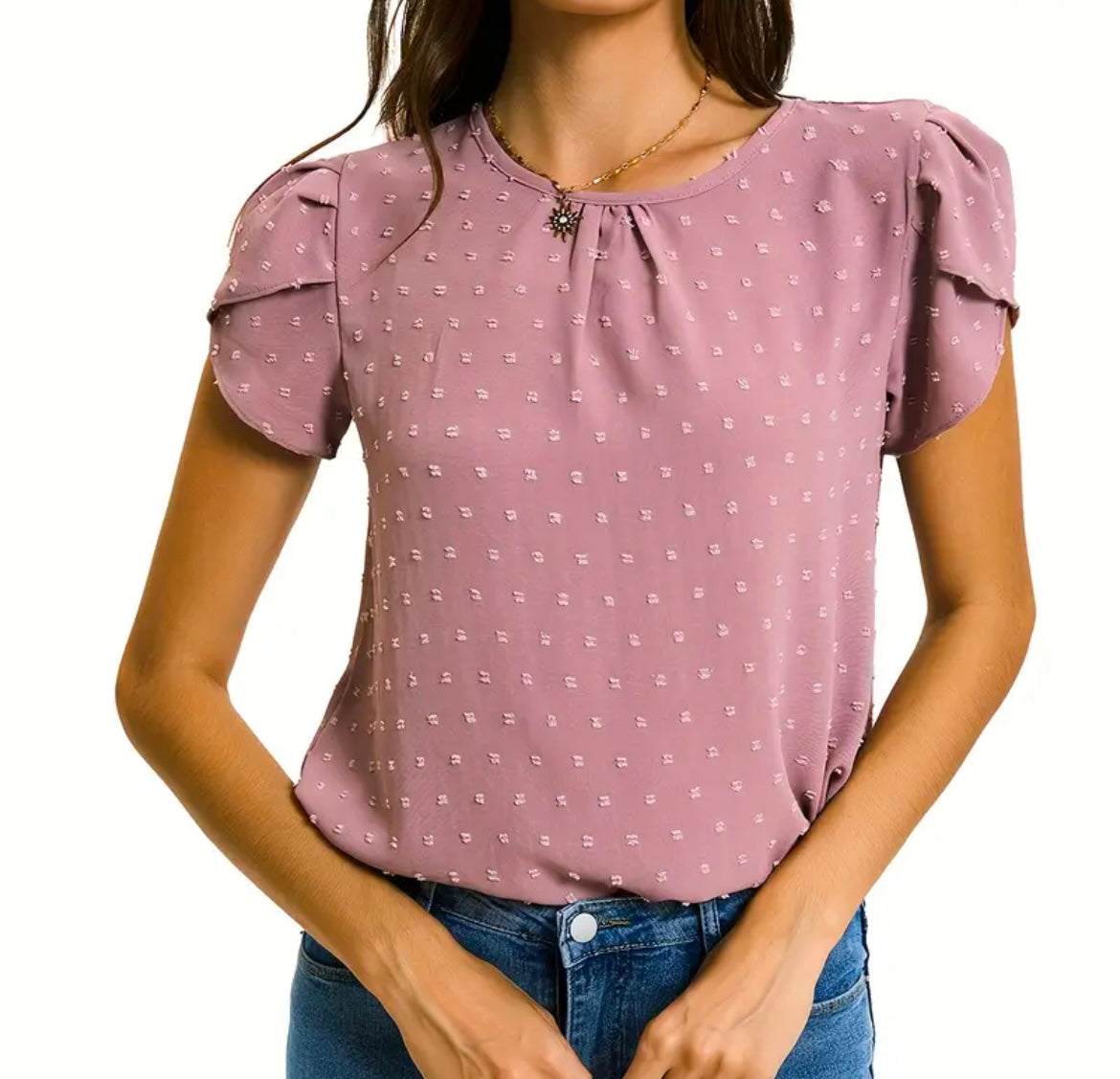 Rose French Knot Top