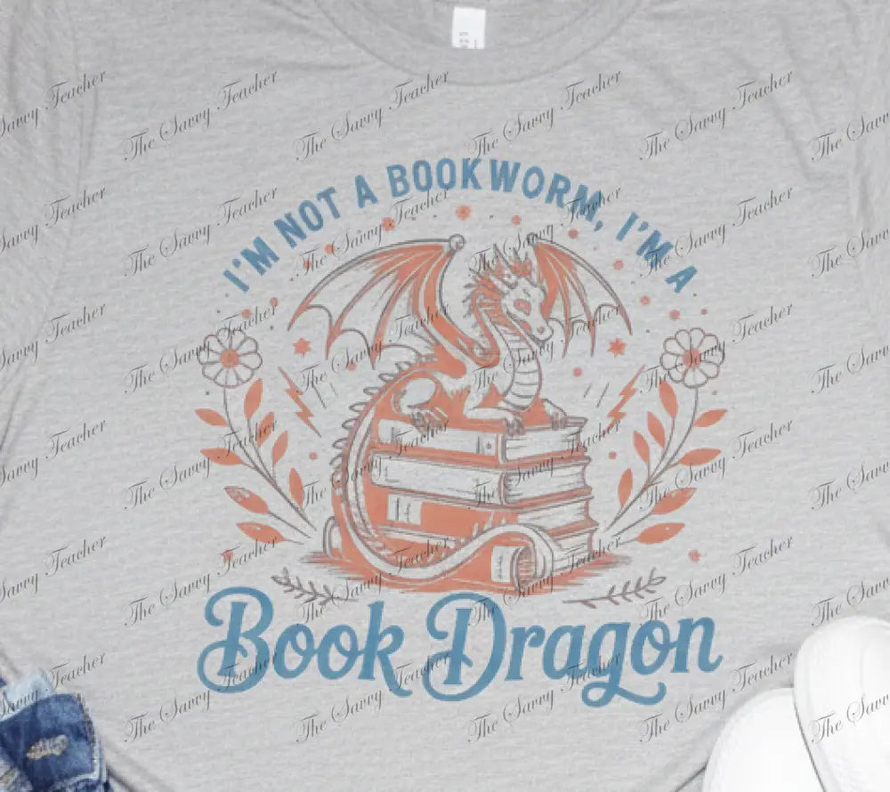 Book Dragon - t-shirt