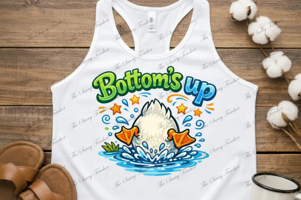 Bottom’s Up - small / tank - t-shirt