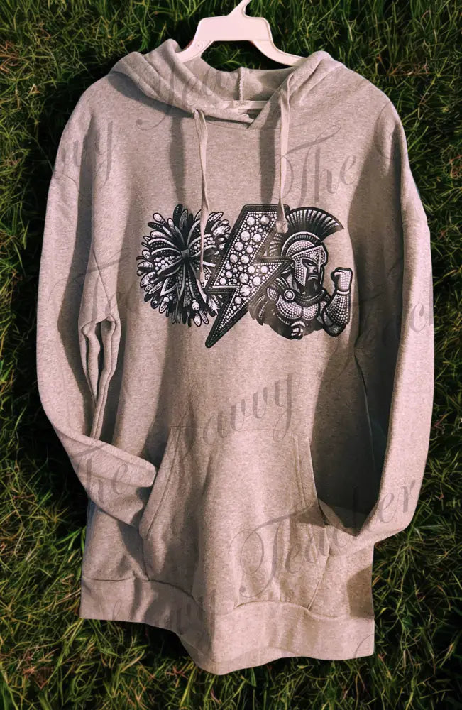 Gladiator Cheer Spirit Hoodie - XS / Short - spirit shirt