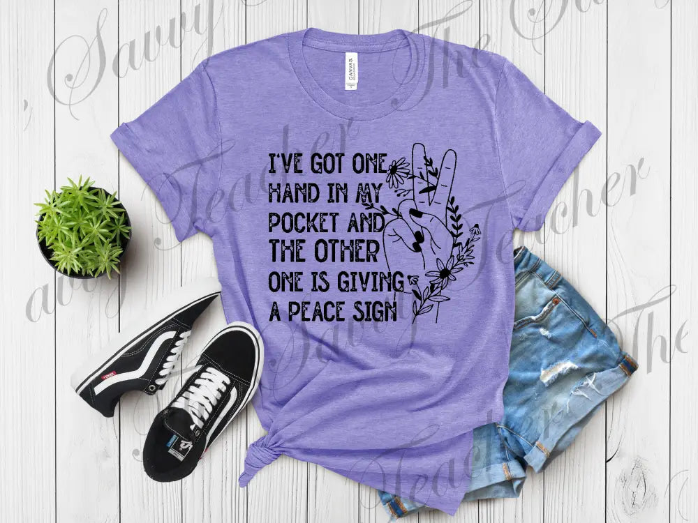 I’ve Got One Hand In My Pocket - XS - t-shirt