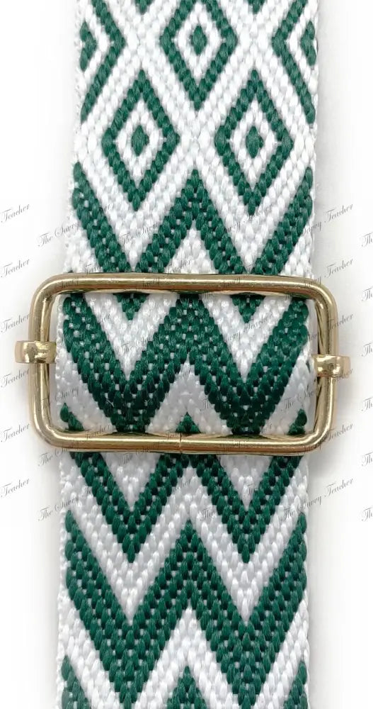 Phone Strap Green and White - Phone Strap