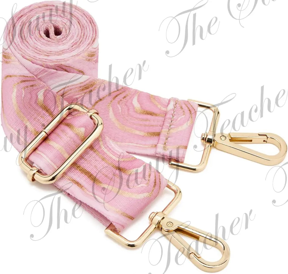 Phone Strap Pink and gold Lava flow - Phone Strap