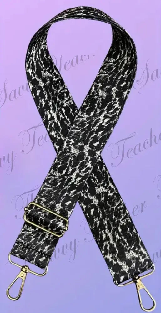 Silver and black phonestrap - Phone Strap