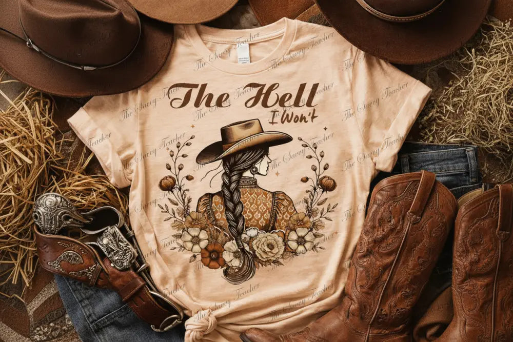 The Hell I Won’t - small - t-shirt