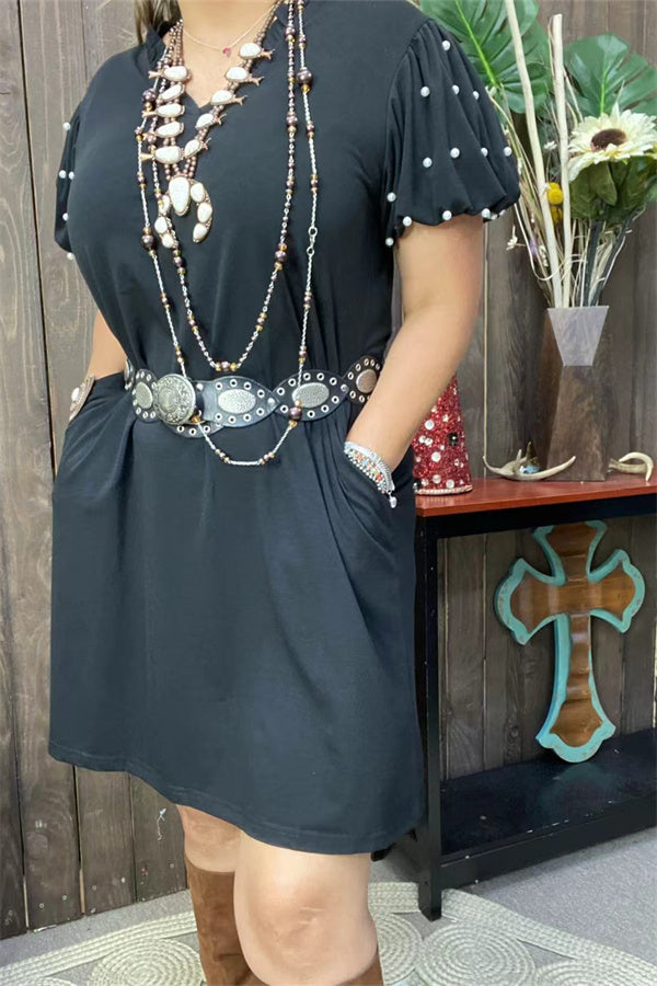 Black Embellished Dress