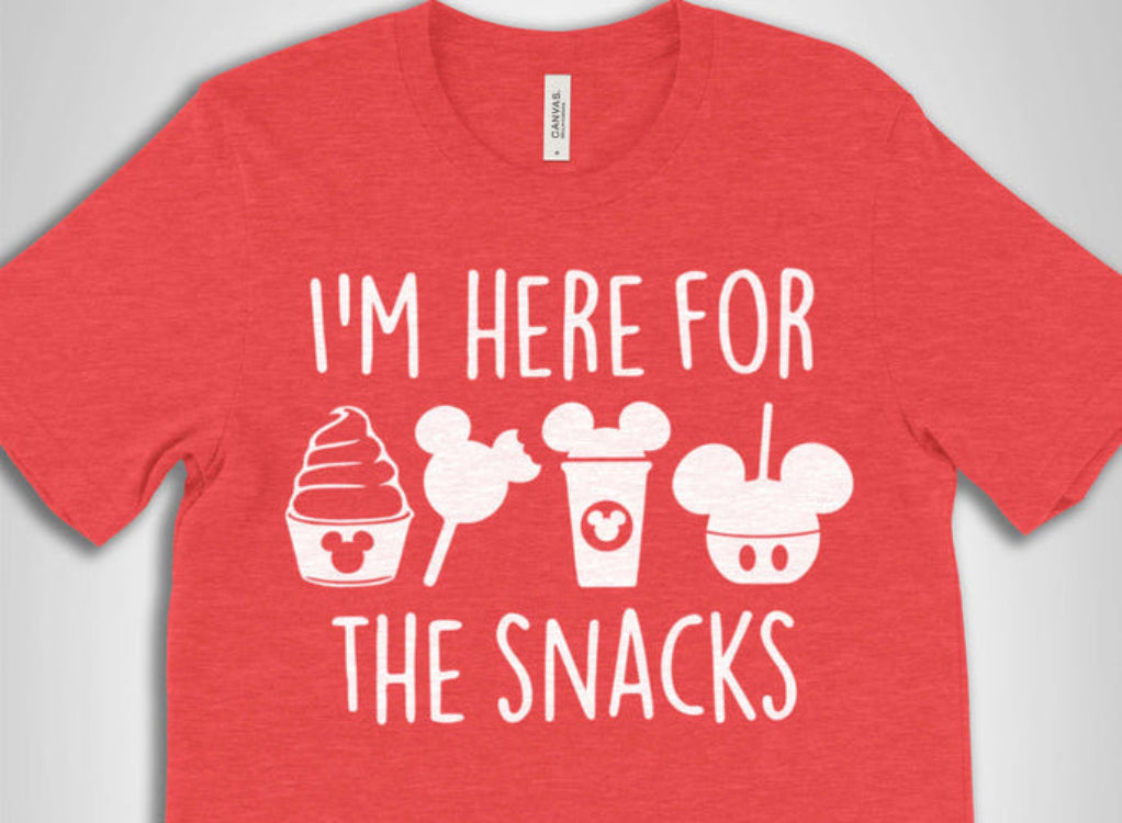 I'm Just Here For the Snacks - Disney