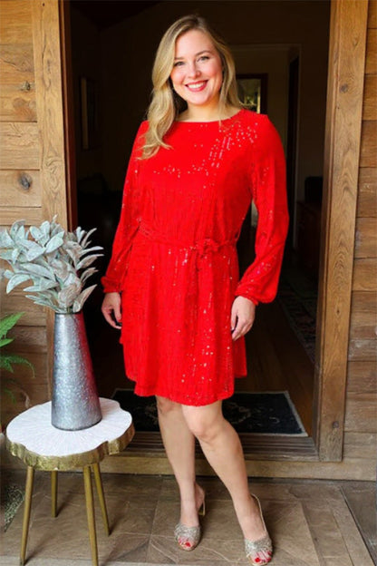 Red Holiday dress