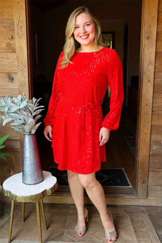 Red Holiday dress