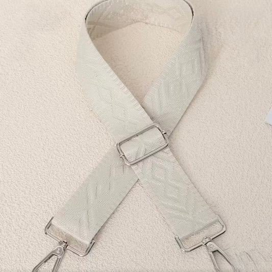 White geometric phonestrap