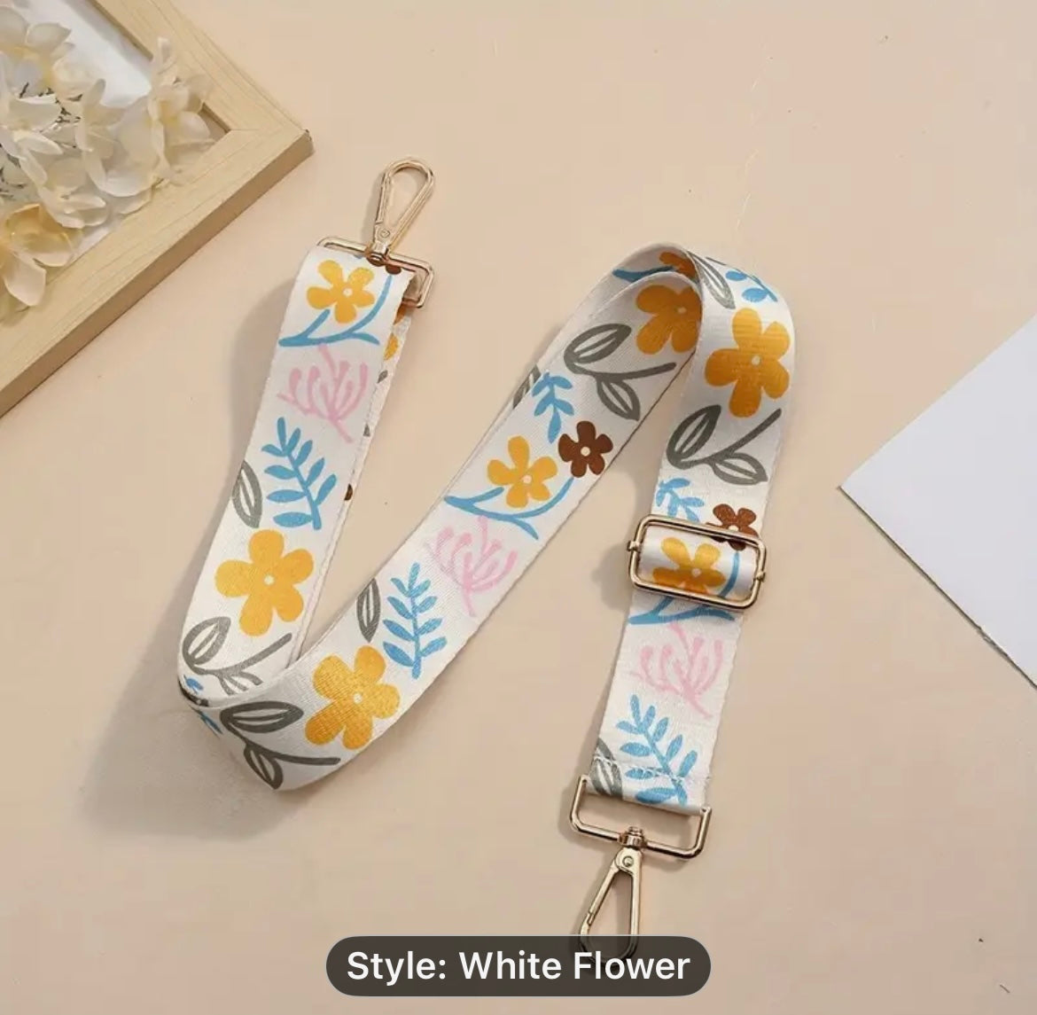 plant inspired colorful phonestrap