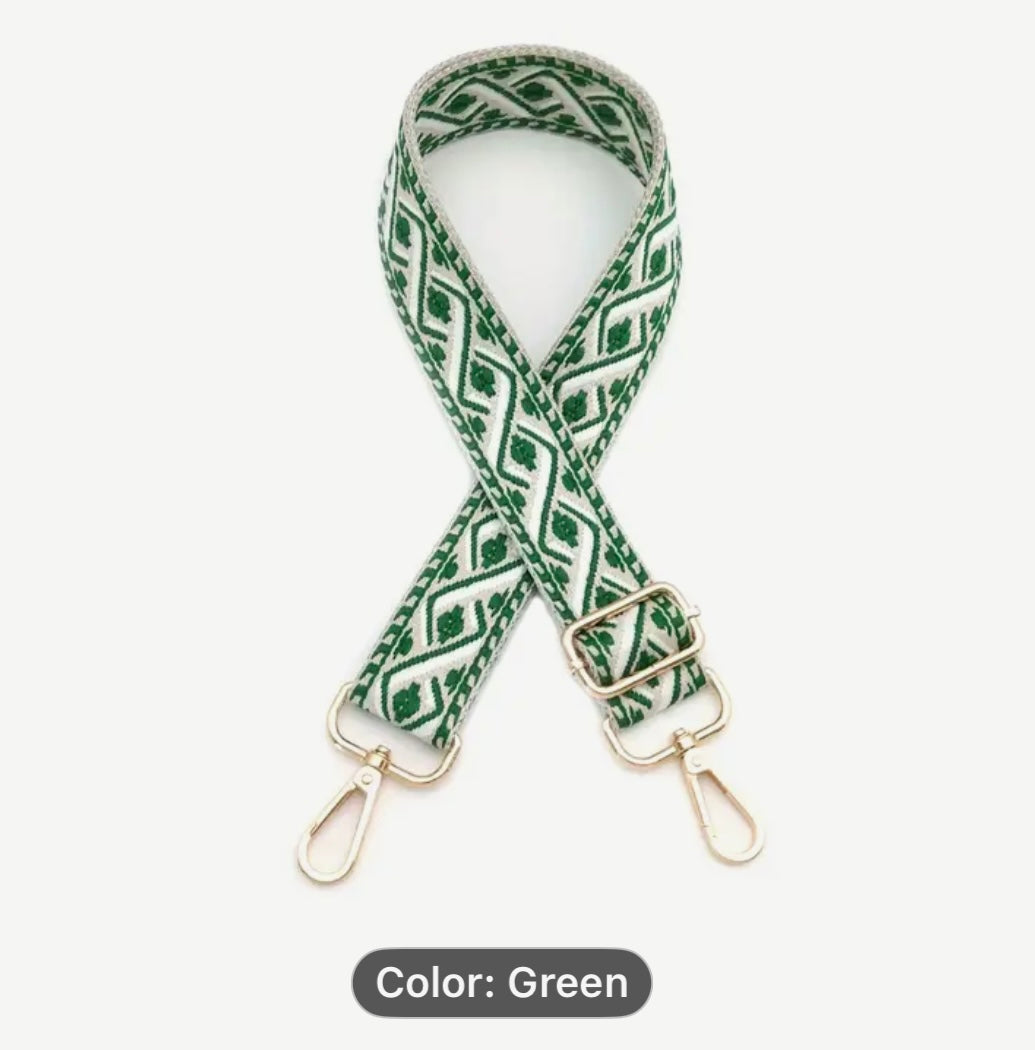 Green geometric pattern