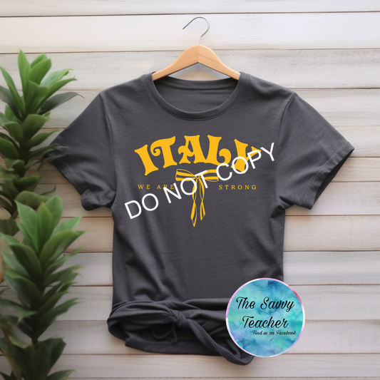 Italy Bow spirit shirt