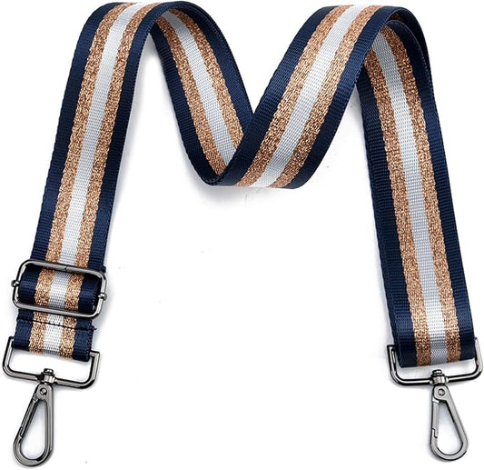Phone Strap Gold with black