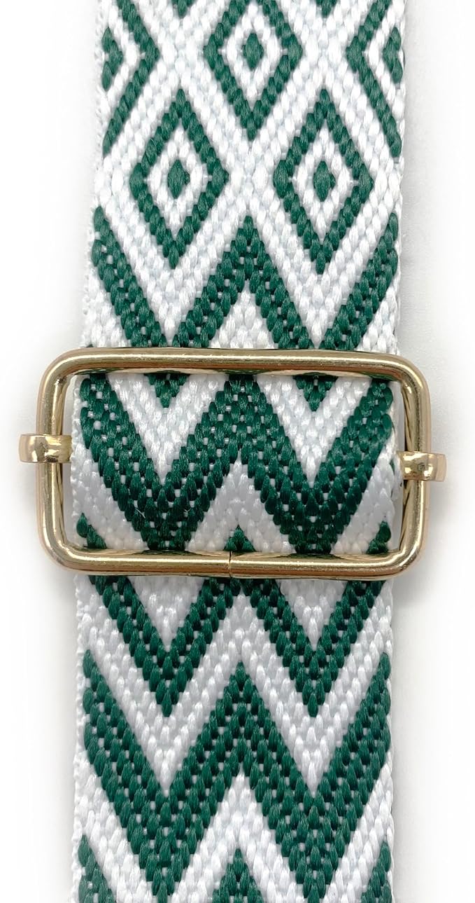 Phone Strap Green and White