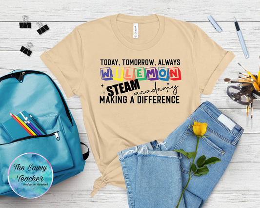 Wilemon STEAM Academy Spirit Shirt