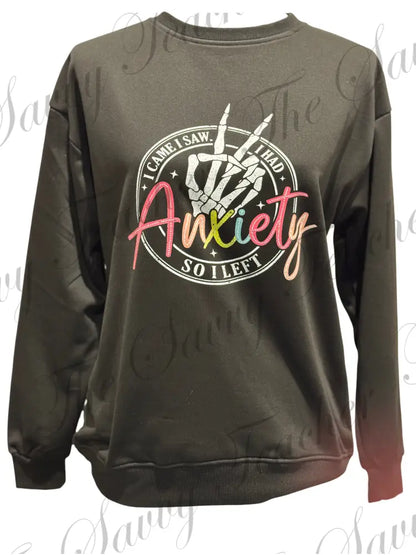 Anxiety - Small / Short - sweatshirt