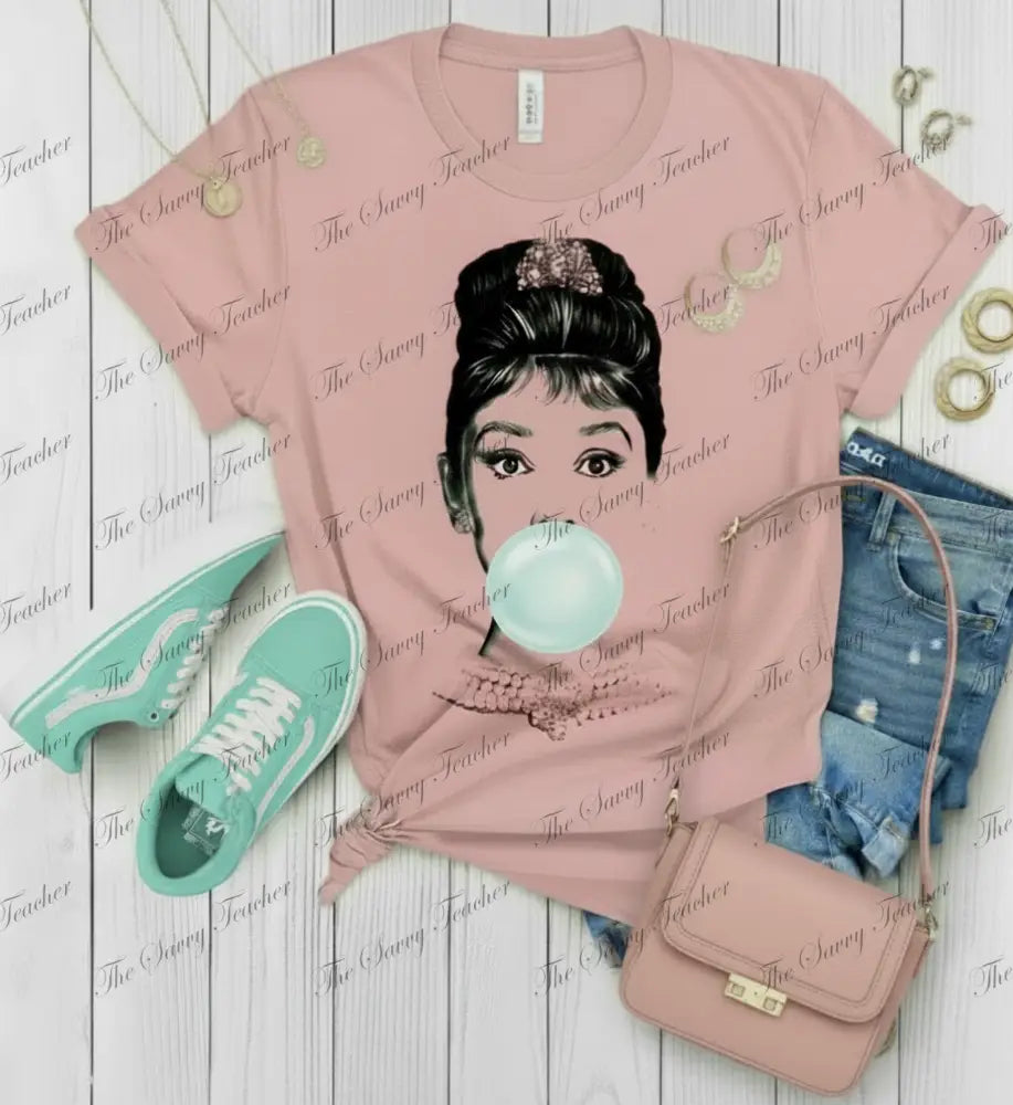 Audrey Bubblegum - small - Shirts