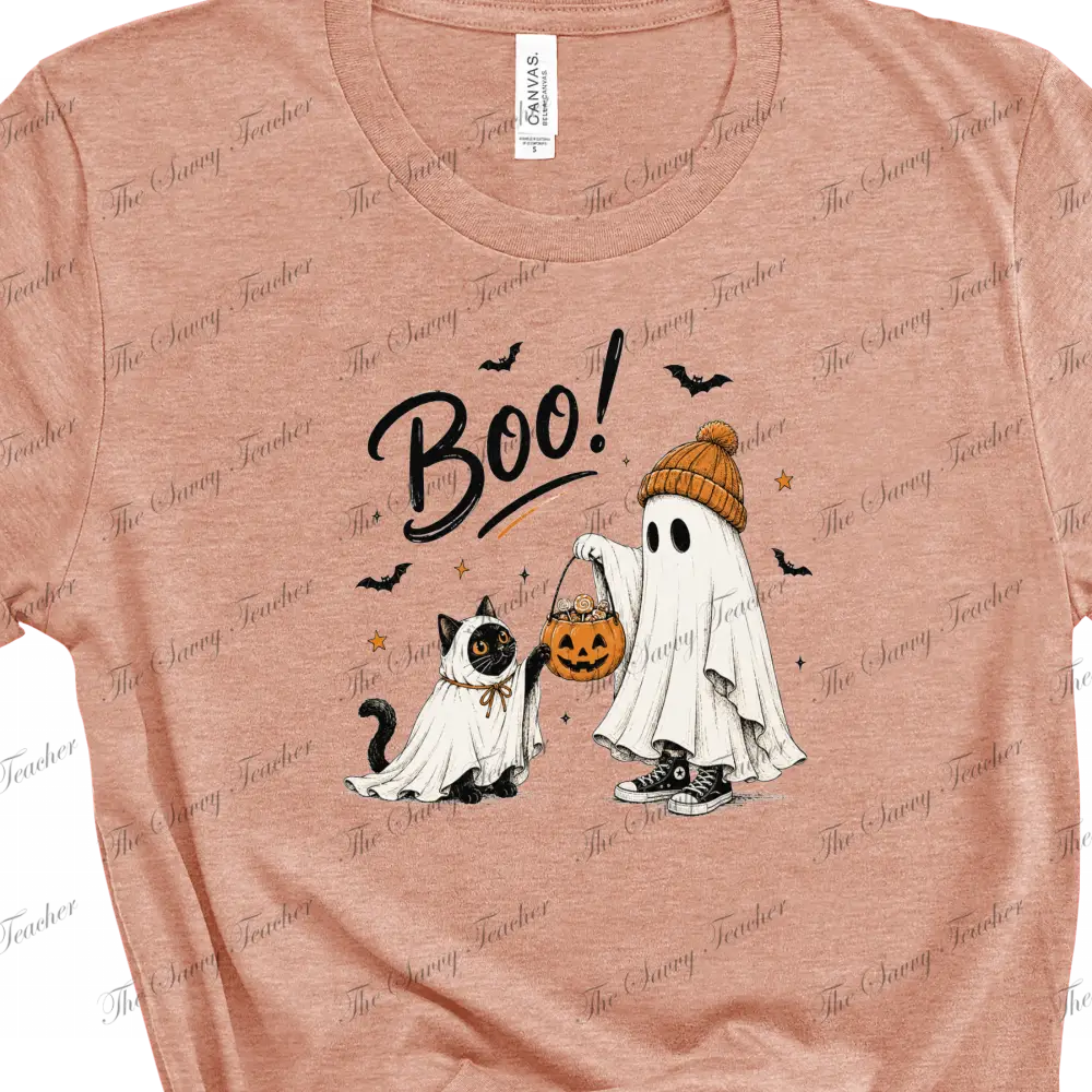 Boo-P - youth xs / cat - t-shirt