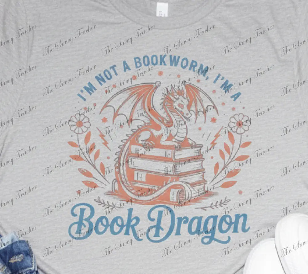 Book Dragon - t-shirt