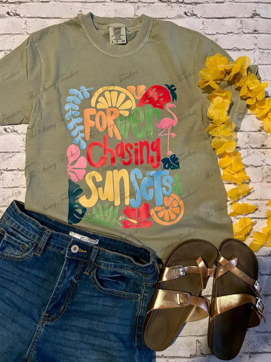 Chasing Sunsets - small - Shirts