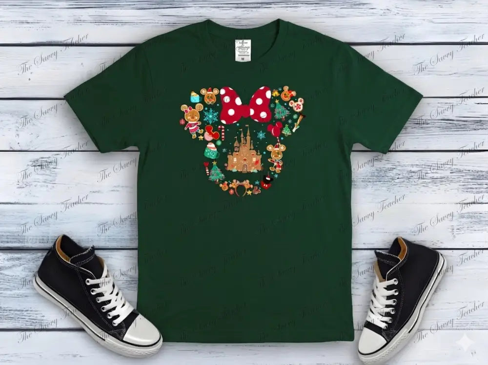 Christmas Mickey or Minnie Head - Newborn / t-shirt - t-shirt