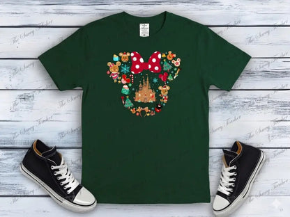 Christmas Mickey or Minnie Head - Newborn / t-shirt - t-shirt