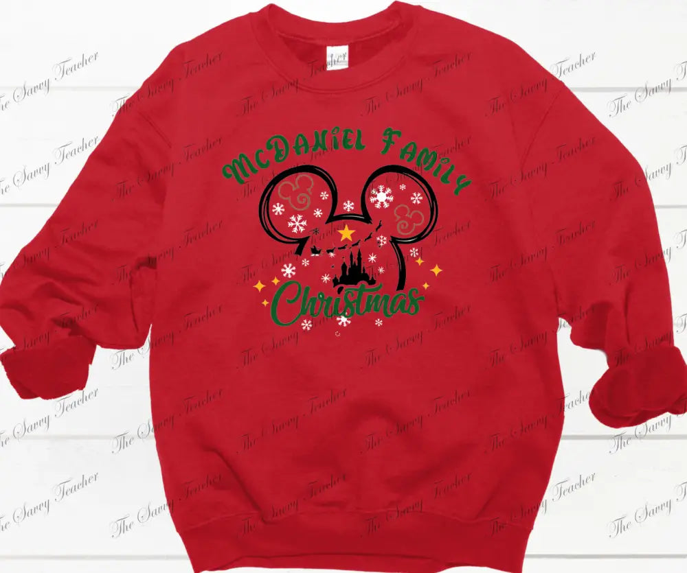 Disney Christmas Family Sweatshirt - Newborn - sweatshirt