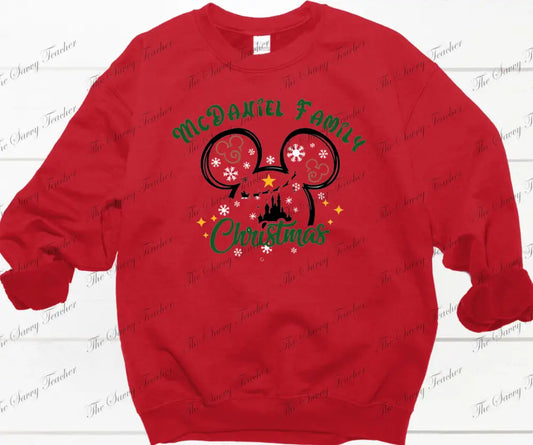Disney Christmas Family Sweatshirt - Newborn - sweatshirt