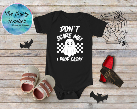 Don't Scare Me Onesie