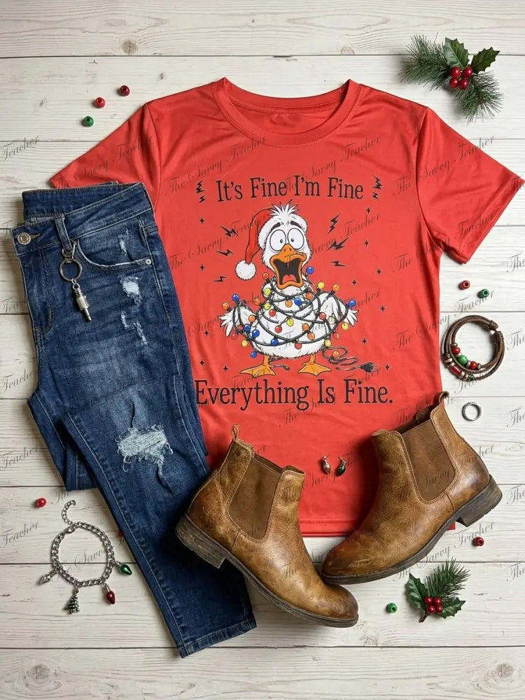 Duck Christmas - Small - t-shirt