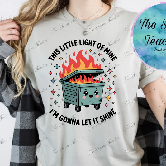 Dumpster Fire - small - t-shirt