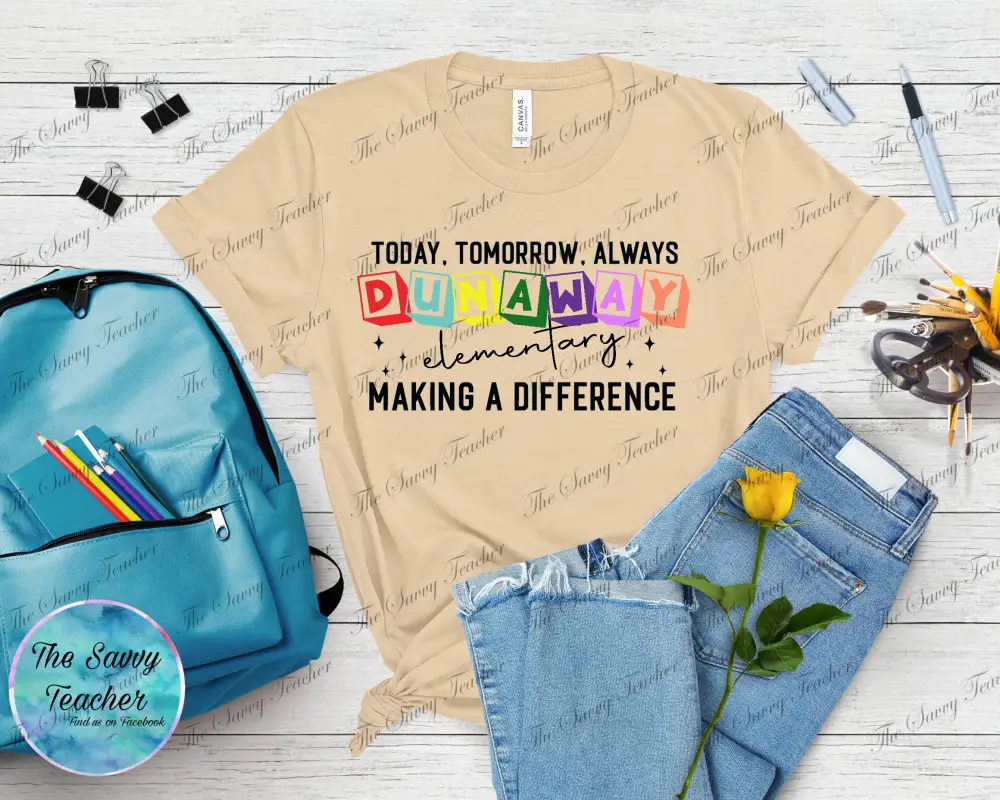 Elementary Spirit Shirt Making a Difference - t-shirt
