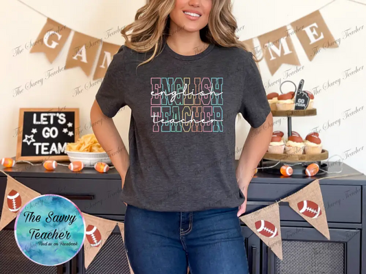 English Teacher Spirit Shirt - XS / Short - t-shirt