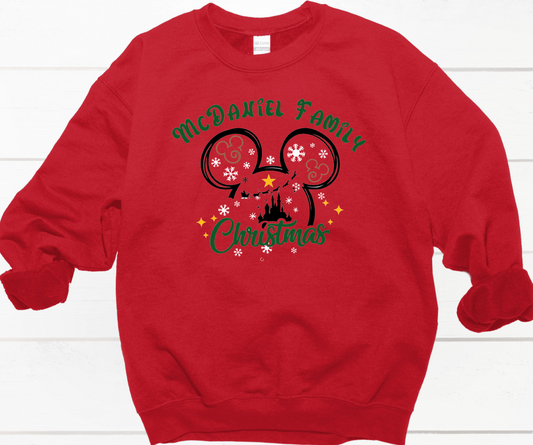 Disney Christmas Family Sweatshirt