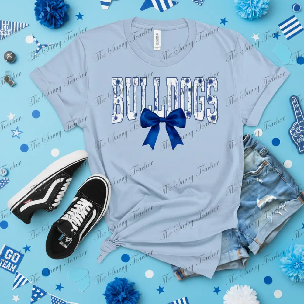 Floral Bow Spirit Shirt - youth xs