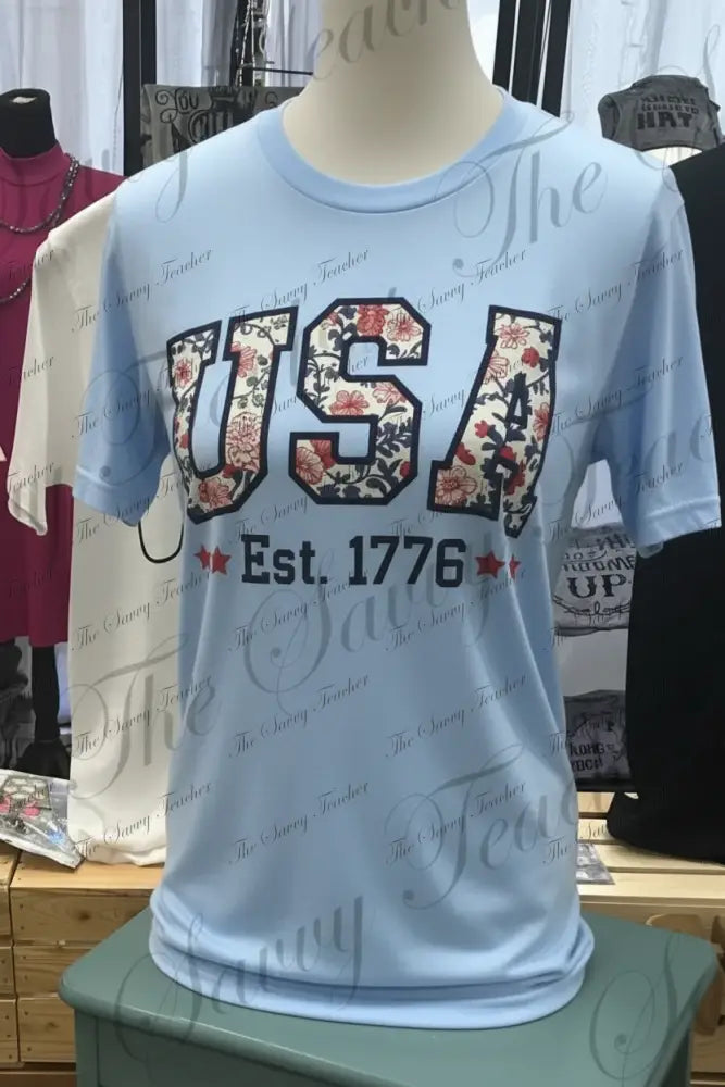 Floral USA - small - Shirts