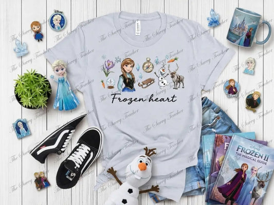 Frozen Heart Anna - Newborn - t-shirt