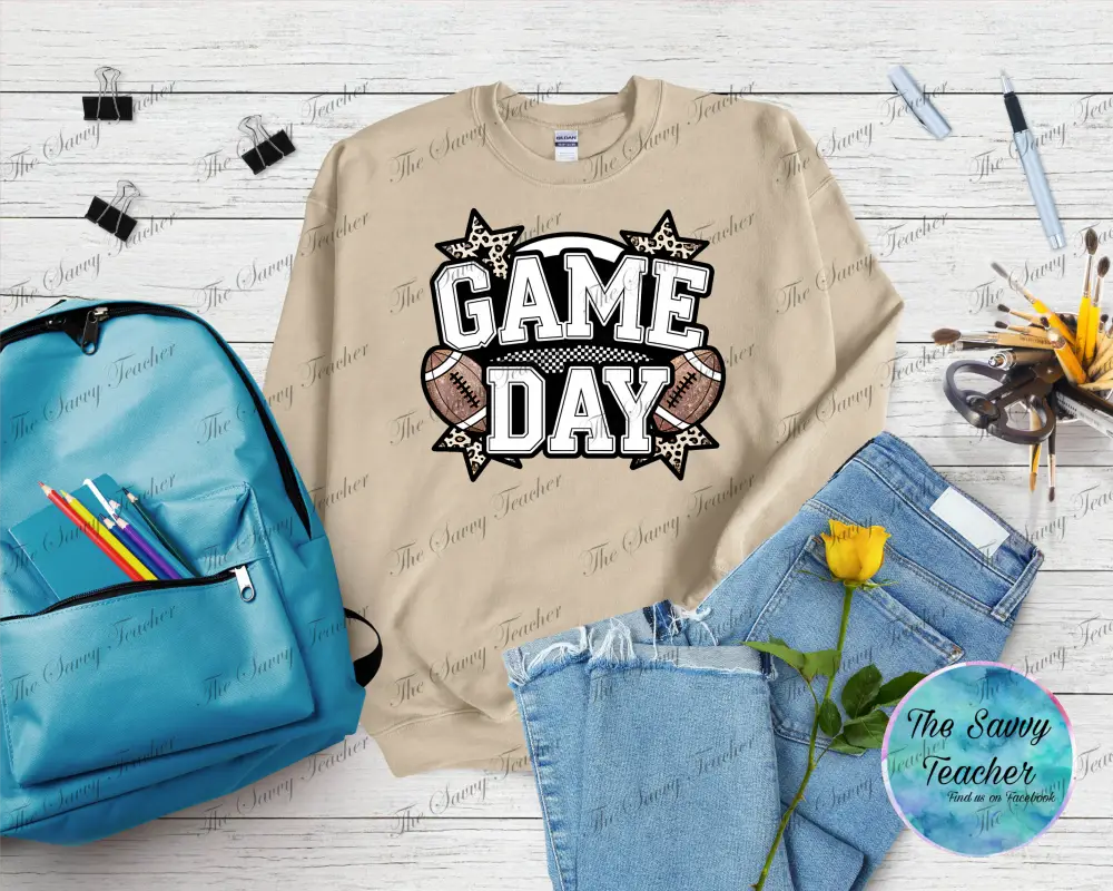 Game Day Sweatshirt Spirit Shirt - small - sweatshirt