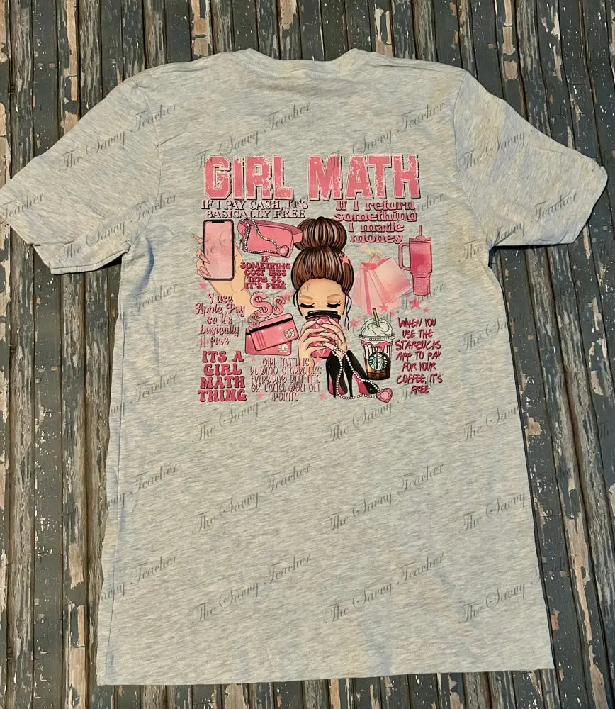 Girl Math - small - Shirts