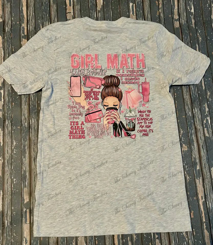 Girl Math - small - Shirts