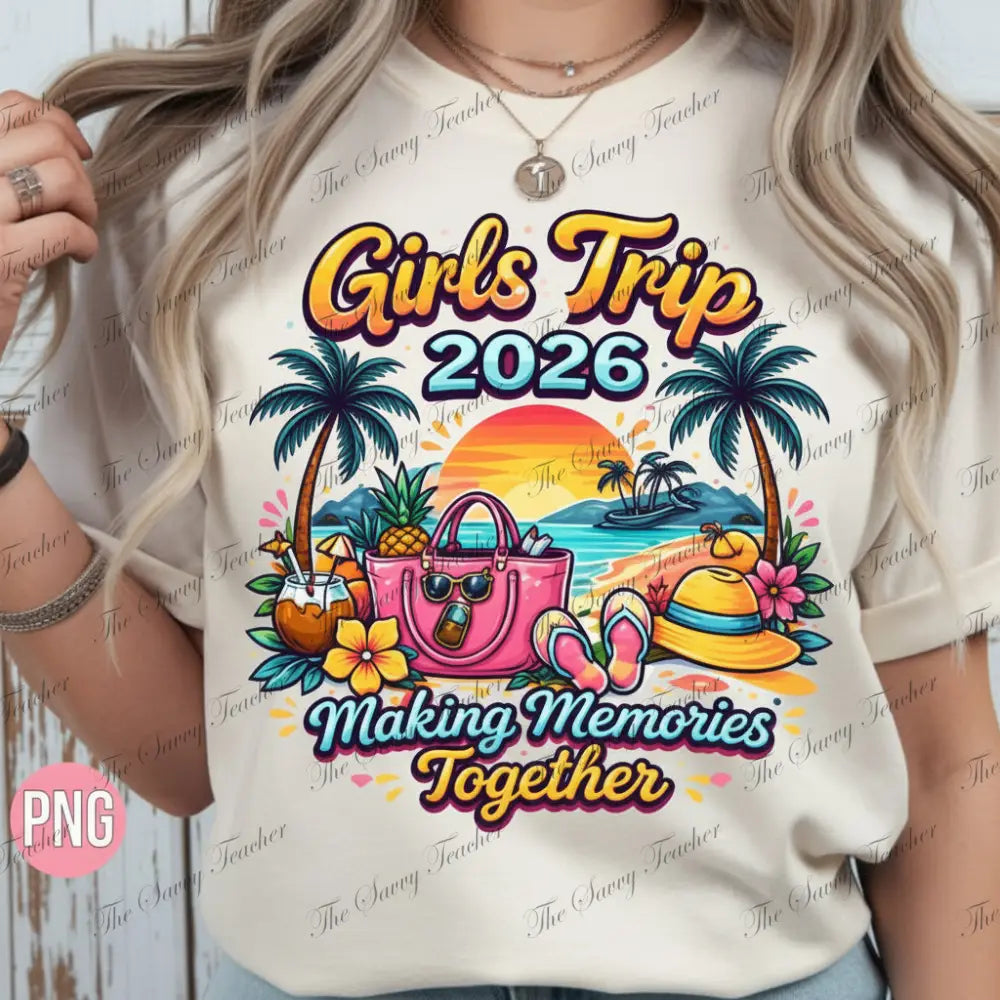 Girls Trip (summer) - small / cream - t-shirt