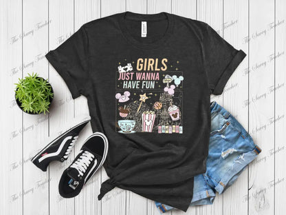 Girls Want to Have Fun Disney shirt - t-shirt