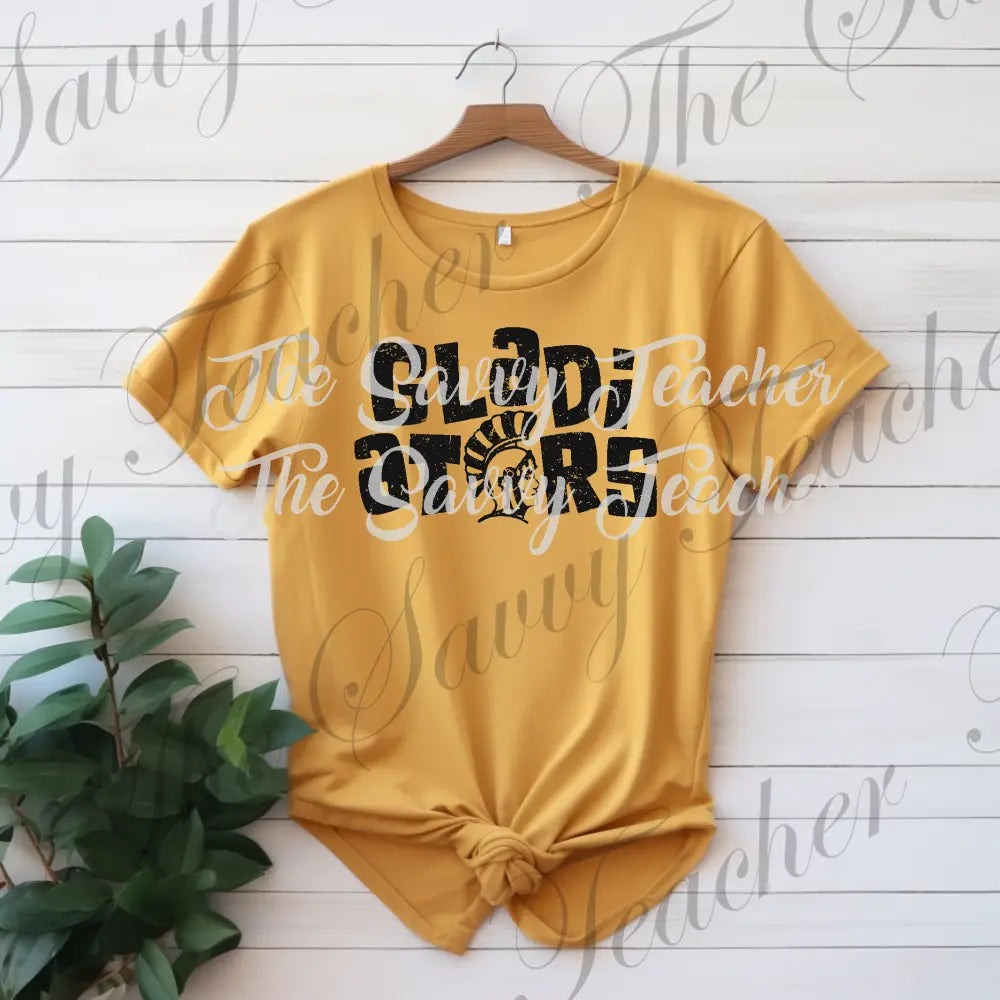 Gladiators Grunge Spirit Shirt - youth xs - t-shirt