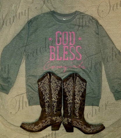 God Bless Country Girls - Small - sweatshirt