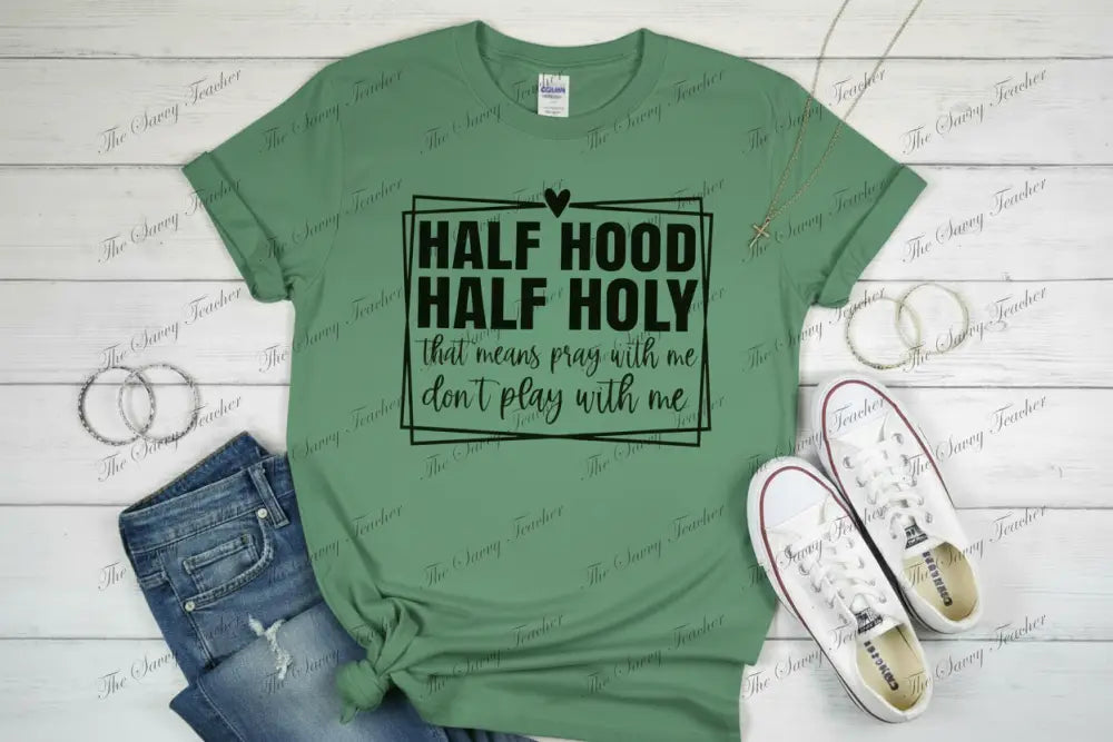 Half-Hood Half-Holy - small - t-shirt