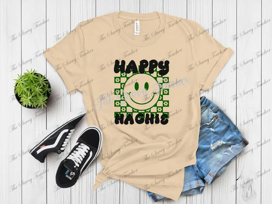 Happy Hachie Checkered Spirit Shirt - youth xs - Shirts