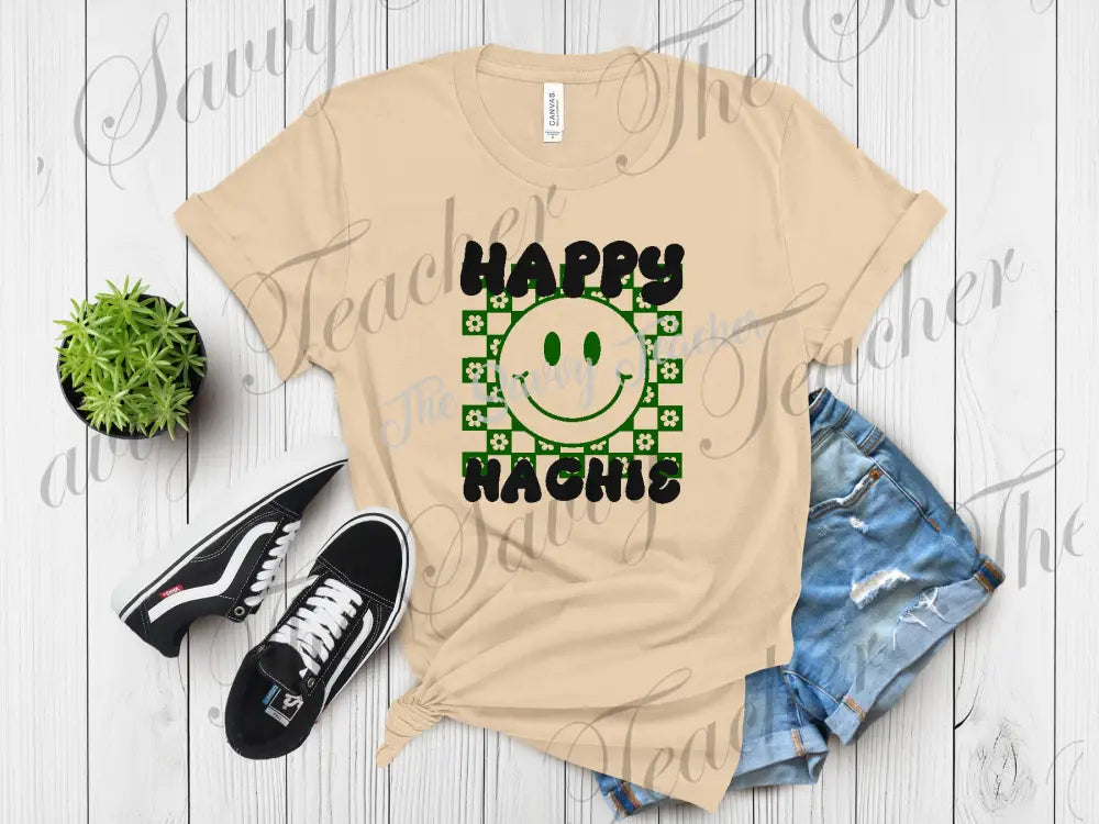 Happy Hachie Checkered Spirit Shirt - youth xs - Shirts